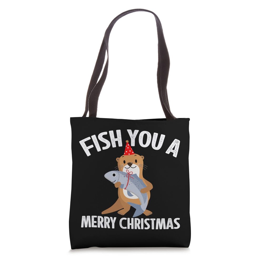 Fish You A Merry Christmas, Fishing Tote Bag V ^_^